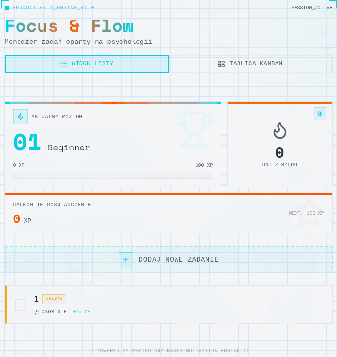 Focus & Flow (Psychology Todo)